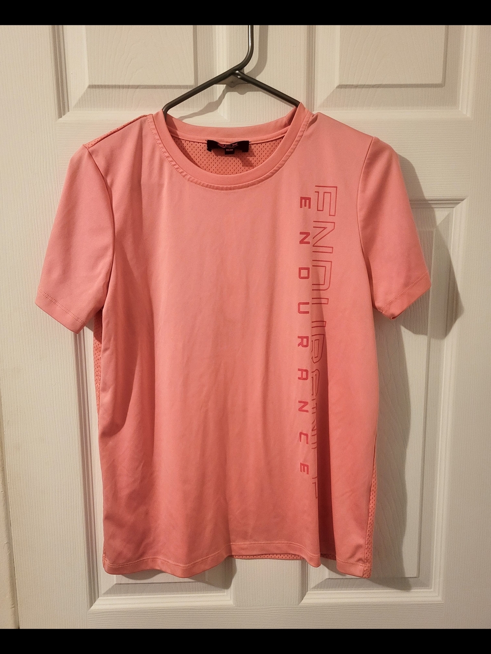 Women's Pink Performance Shirt - Endurance Graphic.